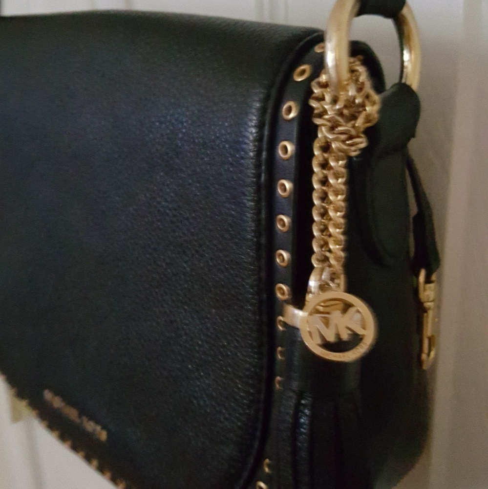 Michael kors saddle tassel handbag